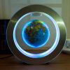 Round LED World Map Floating Globe Magnetic Levitation Light Anti Gravity Magic - immagine 5