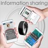 Smart Ring Wearable Device Multifunctional Black High-tech - immagine 6