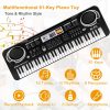 61 Keys Digital Music Electronic Keyboard Electric Piano Musical Instrument Kids Learning Keyboard With Microphone For Beginners Kids Girls Boys Adults - immagine 3
