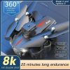 P11S PRO MAX Drone 8K HD Camera GPS Professinal Four-way Intelligent Obstacle Avoidance Foldable Quadcopter RC 5000M Toys Gifts - immagine 9