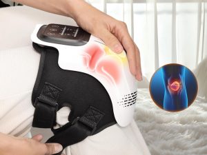 Intelligent Home Use Electric Intelligent Kneading Heating Knee Massager Rechargeable Pain Relief Infrared Laser Vibration Knee Massager