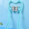 Multifunctional Manual Six-wheel Neck Massager Massage Relieve Roller Massage Tool - immagine 5