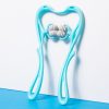 Multifunctional Manual Six-wheel Neck Massager Massage Relieve Roller Massage Tool - immagine 2