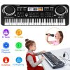 61 Keys Digital Music Electronic Keyboard Electric Piano Musical Instrument Kids Learning Keyboard With Microphone For Beginners Kids Girls Boys Adults - immagine 9